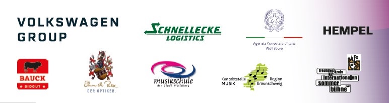 The logos of the sponsors of the Summer Stage 2024