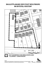 Bebauungsplan Allerweg, 1. Erweiterung im Ortsteil Kästorf
