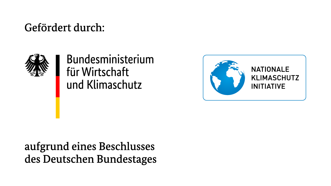 Logos von Bundesministerium für Wirtschaft und Klimaschutz und Nationale Klimaschutzinitiative
