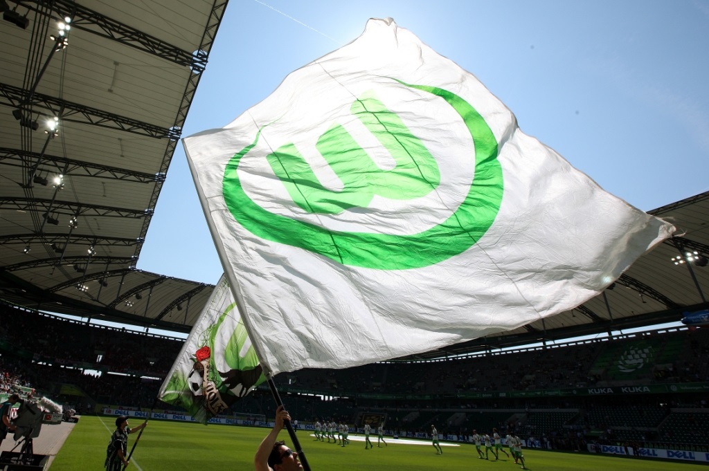 Flagge vom VfL Wolfsburg