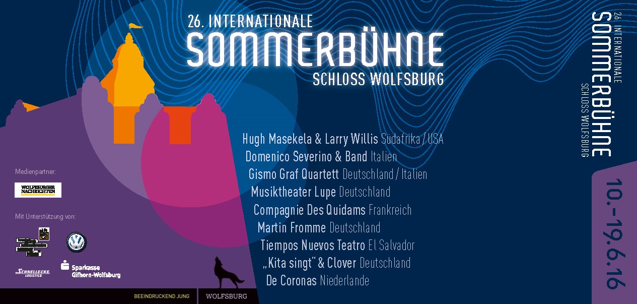 Titelseite des Programms der Sommerbühne 2016