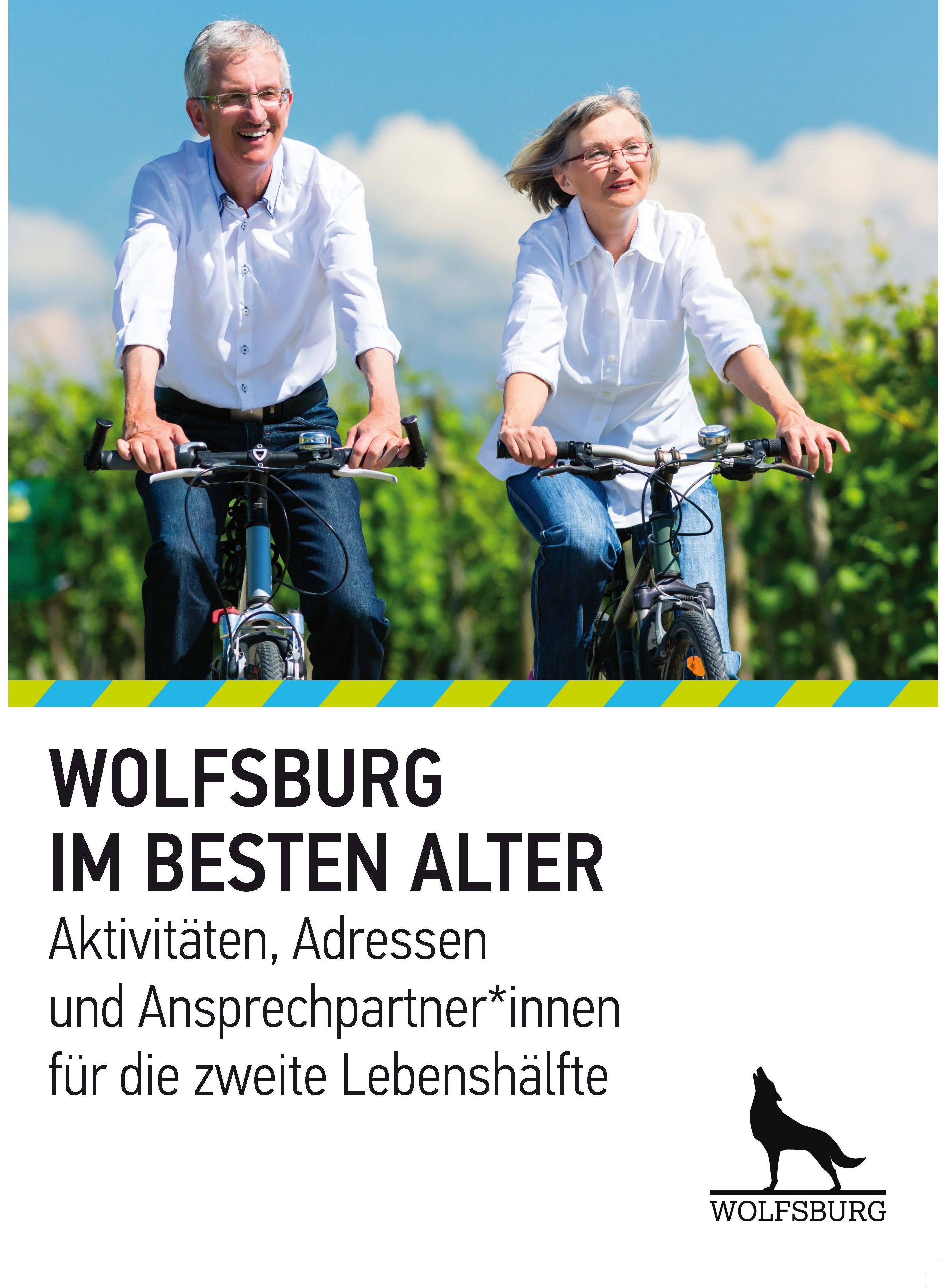 Titelseite der Broschüre Wolfsburg im besten Alter