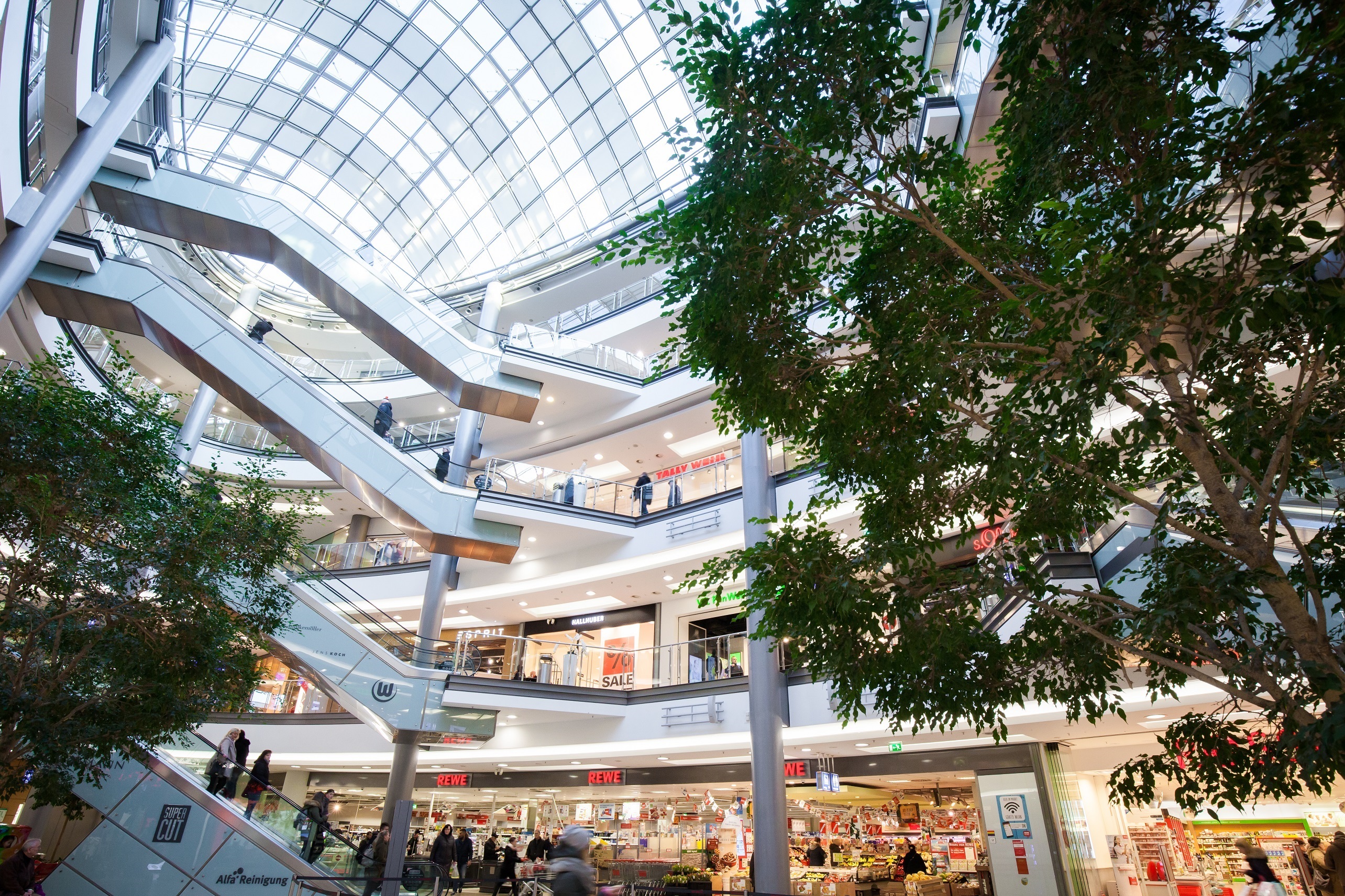 Blick in die City Galerie Wolfsburg