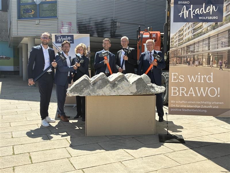 BRAWO ARKADEN: Start der Abrissarbeiten 