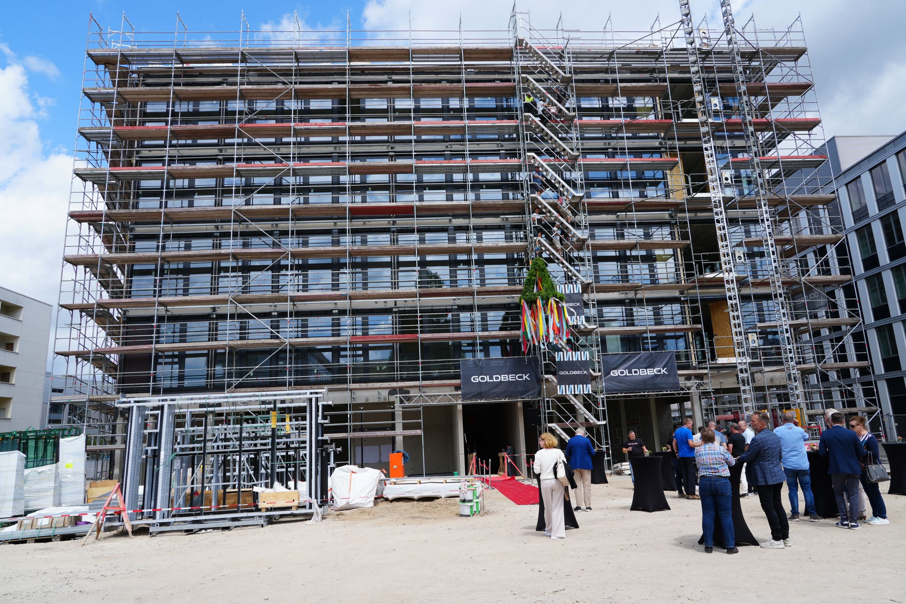 Richtfest vom neuen Medical Office