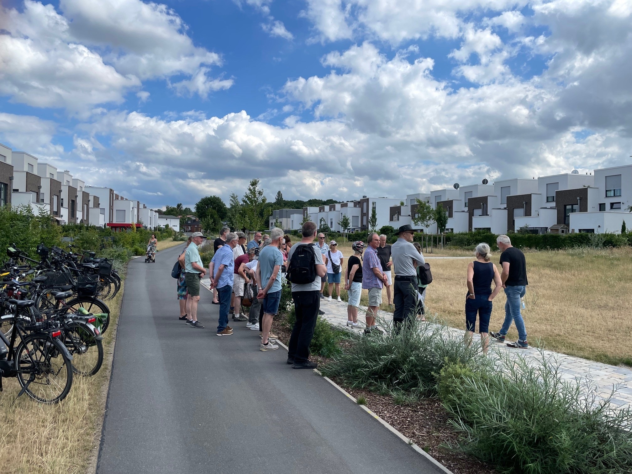 Teilnehmer der Radtour