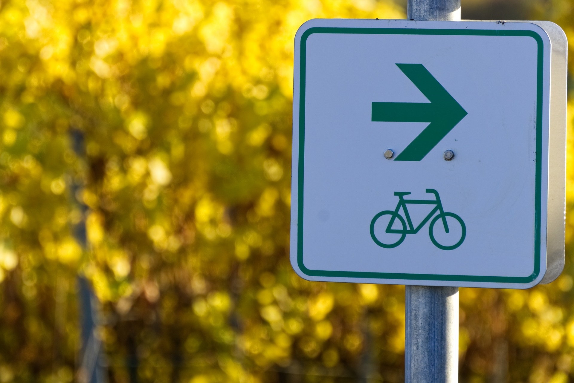 Schild Radweg