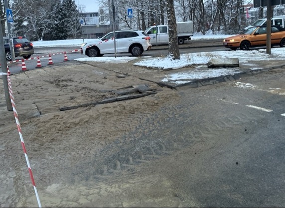 Zum Artikel über den Wasserrohrbruch in der Siemensstraße