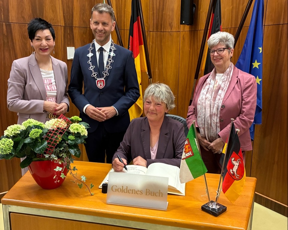 Das Präsidium des Niedersächsischen Landtages zu Besuch im Rathaus