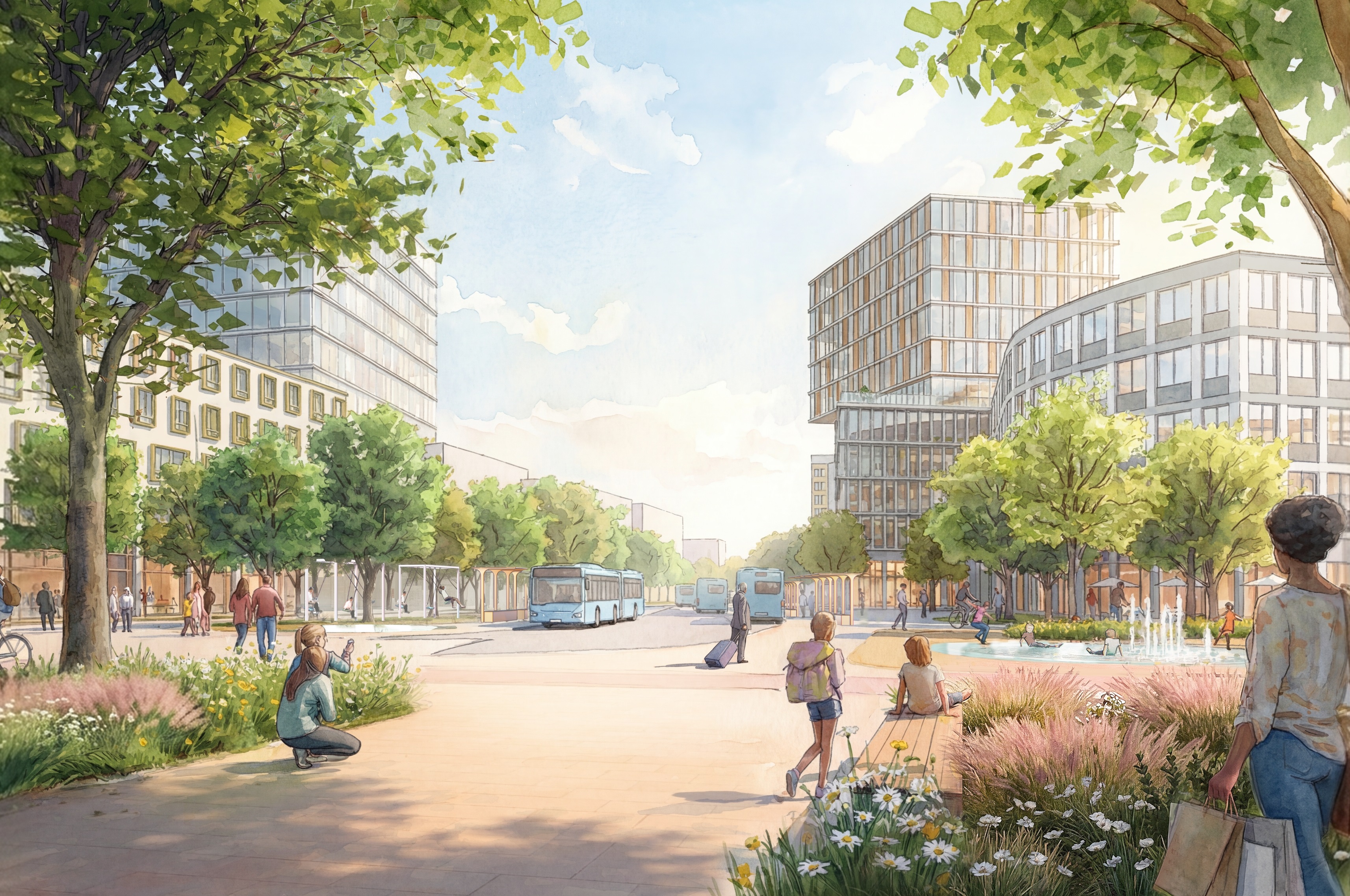 Visualisierung III_Porschestraße Nord