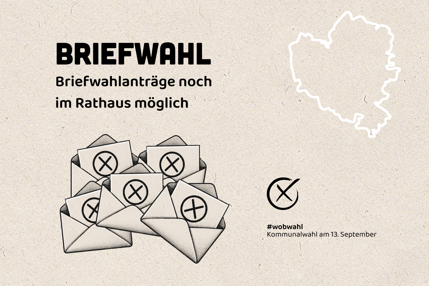 Zum Artikel Briefwahlanträge noch im Rathaus möglich