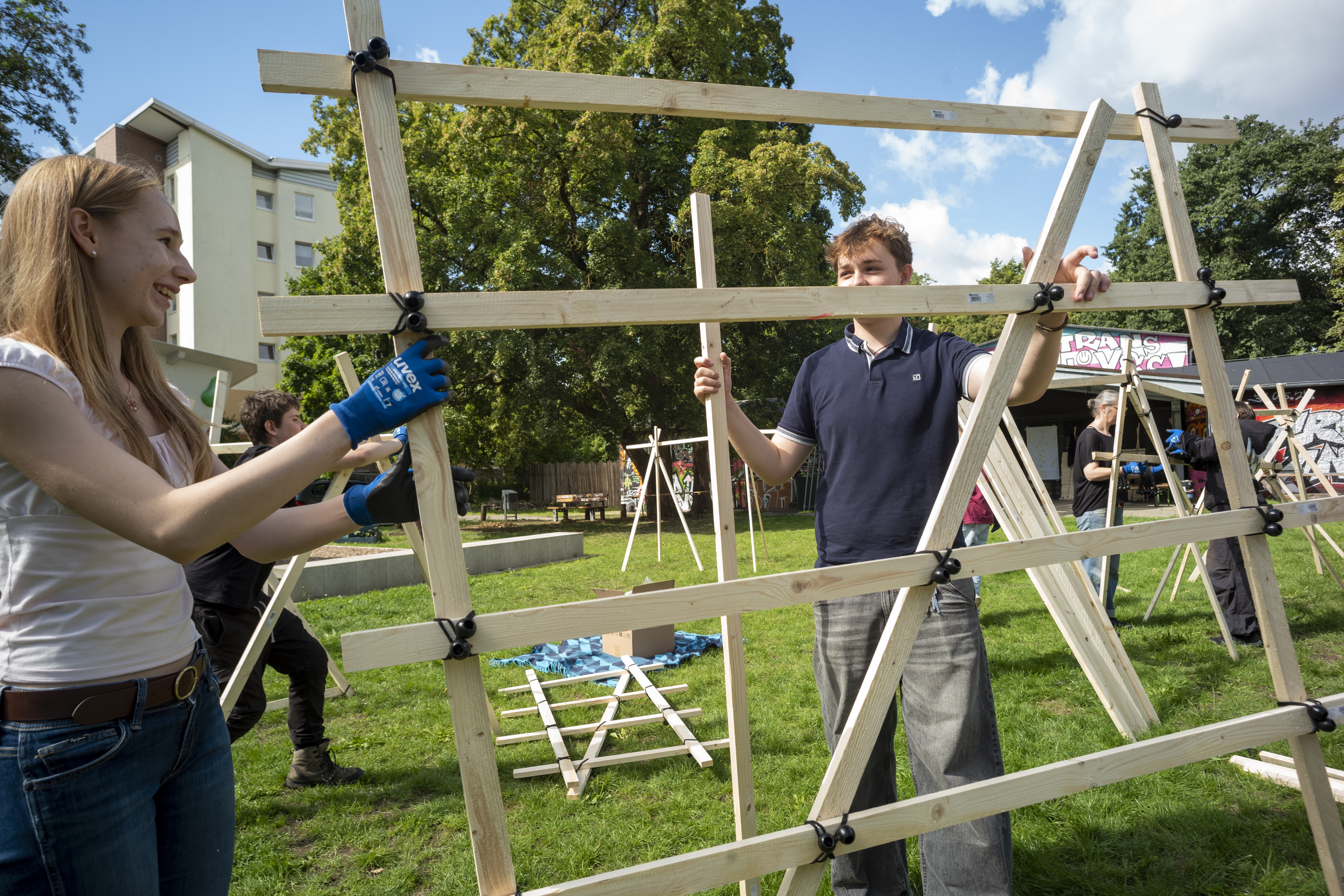 Impression of the Baukulturcamp