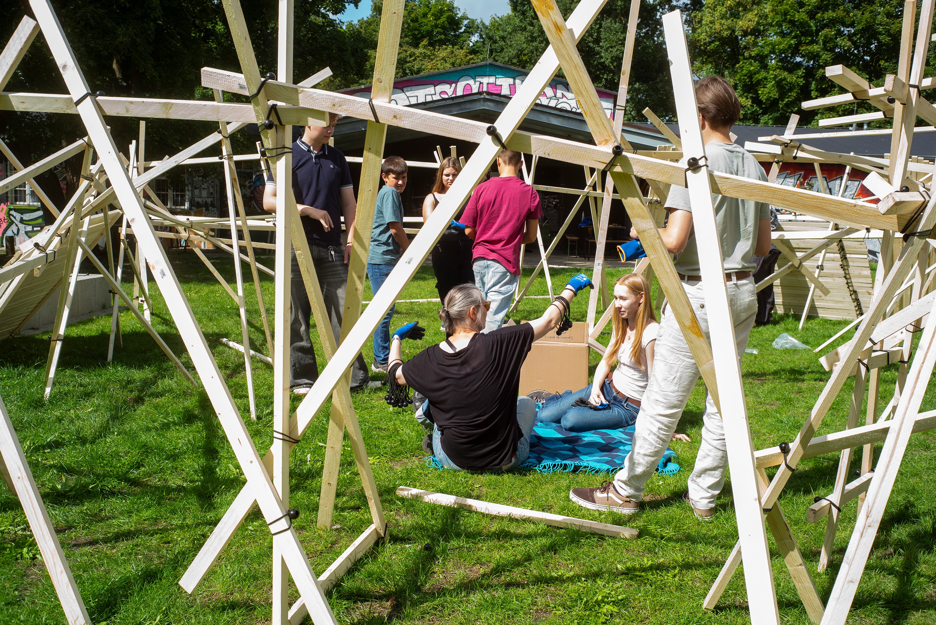 Impression of the Baukulturcamp