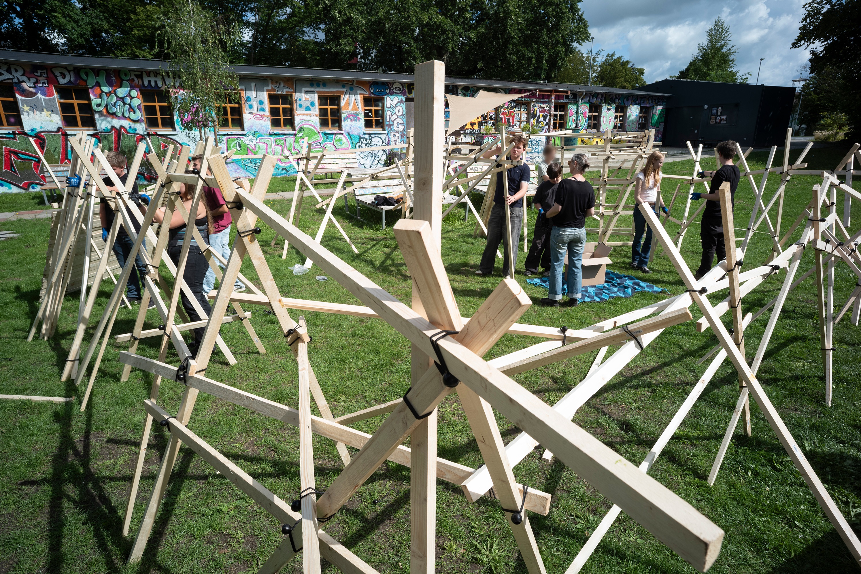 Impression of the Baukulturcamp