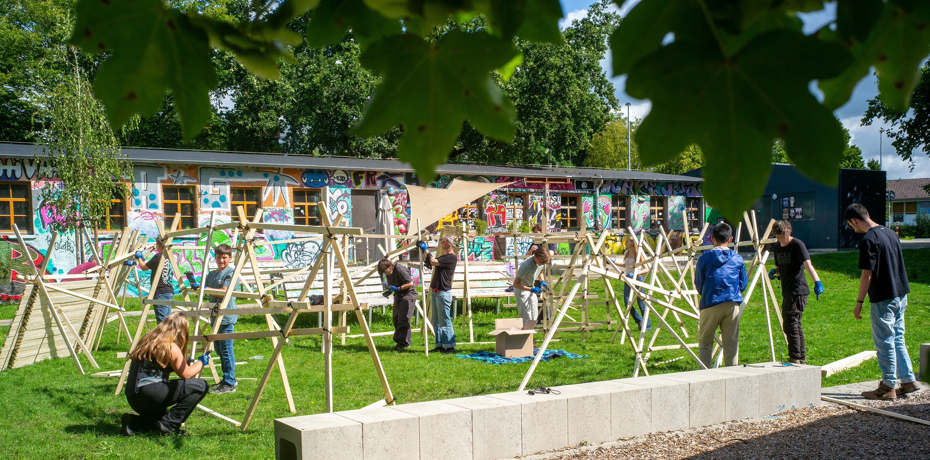 Impression of the Baukulturcamp