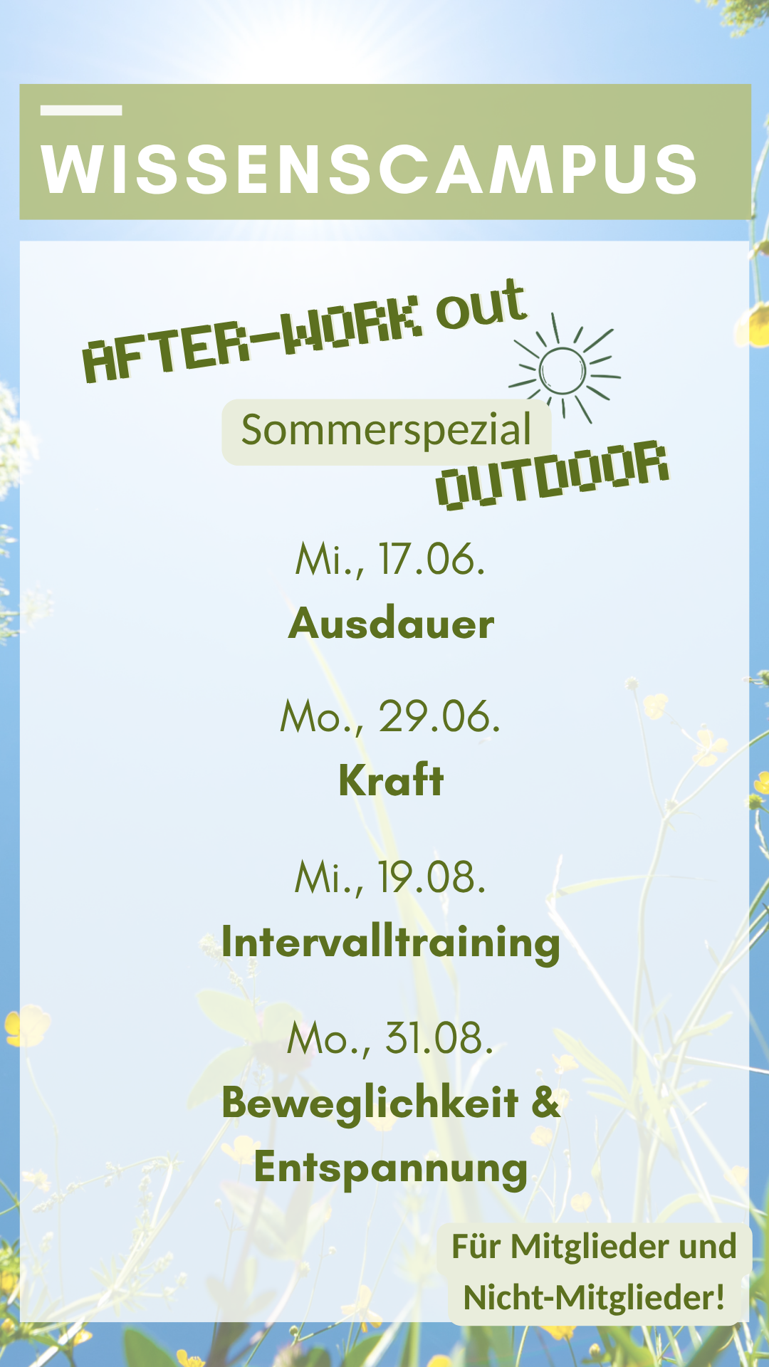 Schmuckbild: Plakat zum Sommerspecial