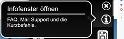 Das Infofenster