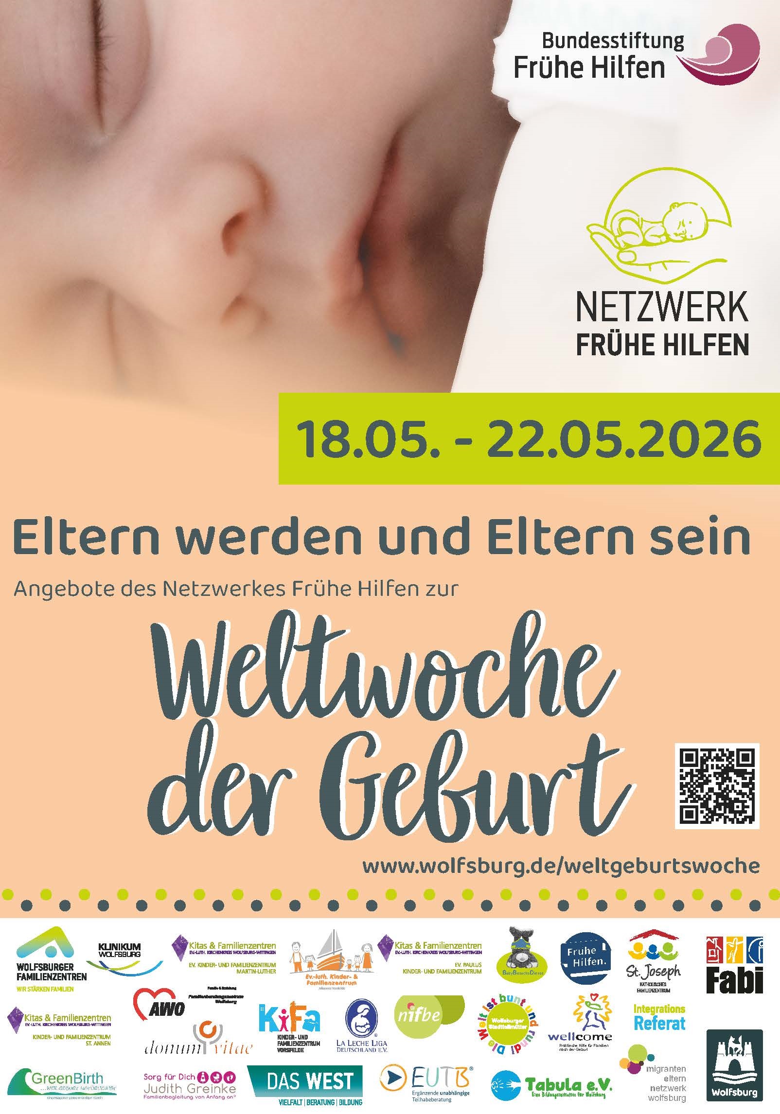 Schmuckbild: Plakat zur Weltgeburtswoche 2026