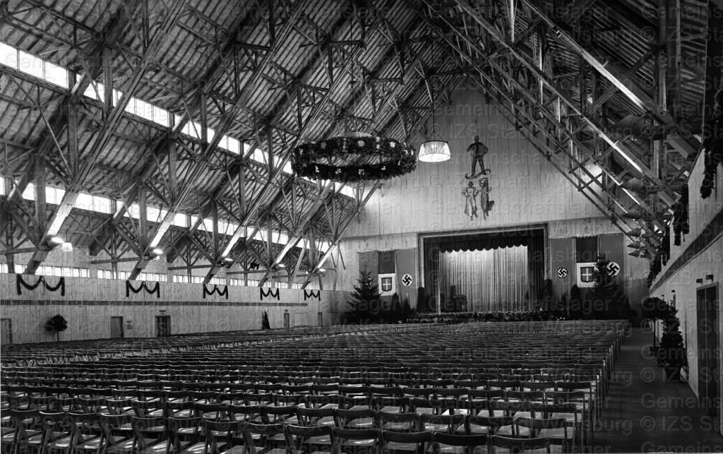 Innenansicht der Tullio-Cianetti-Halle, Foto: Walter Köster