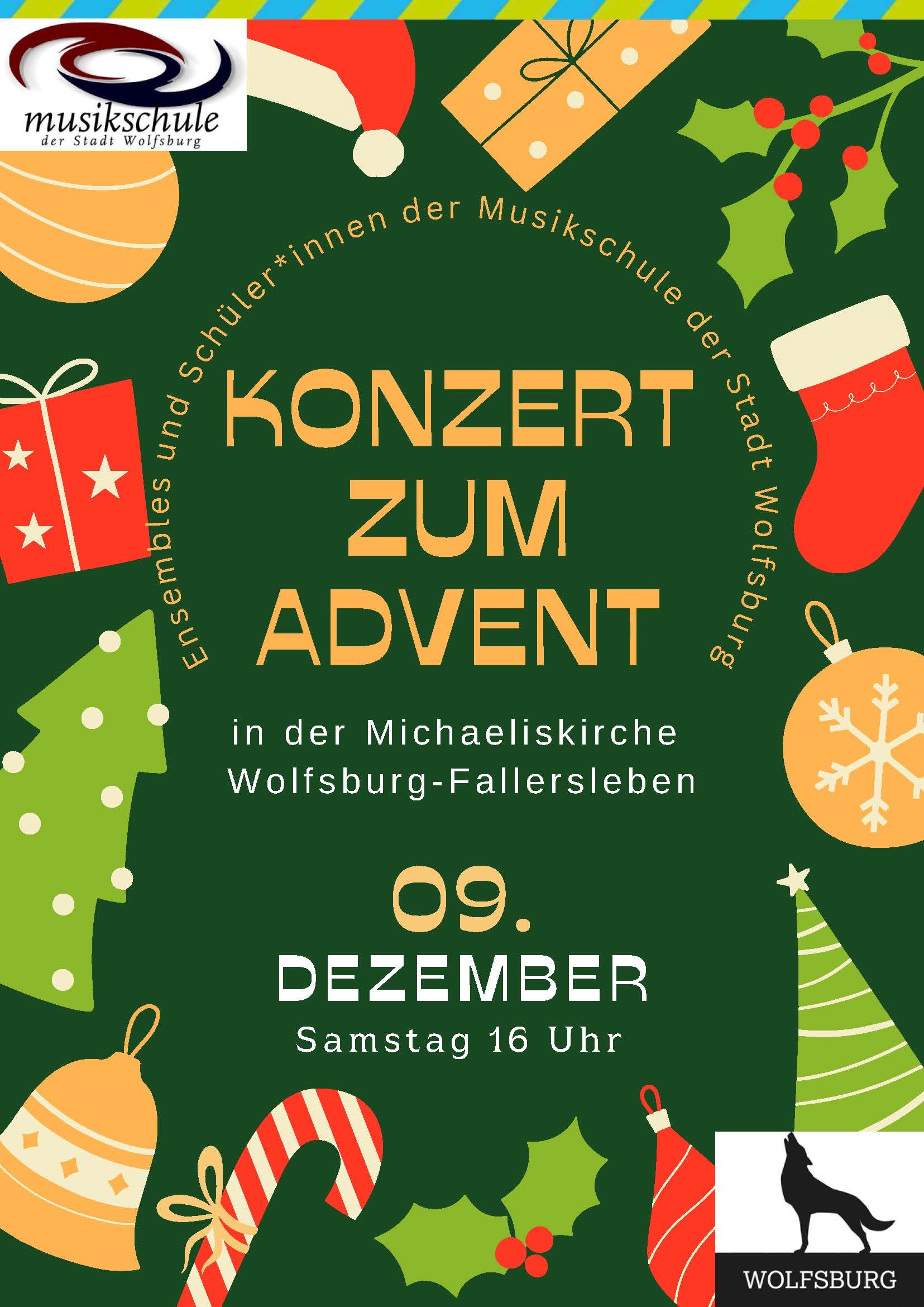 Plakat "Konzert zum Advent"