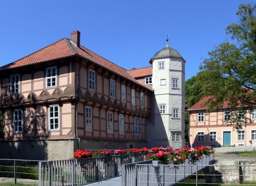 Außenansicht des Hoffmann-von-Fallersleben-Museums im Schloß Fallersleben