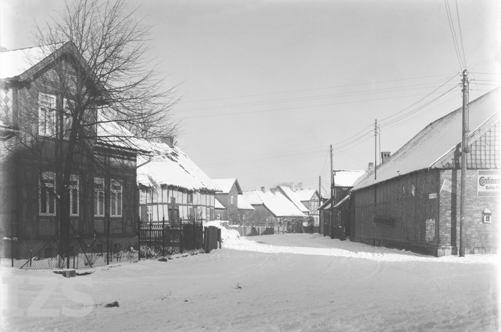 Winter in der Hesslinger Straße, 1936-1940
