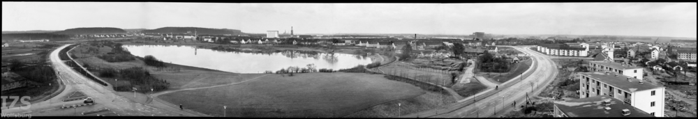 Panorama Großer Schillerteich aus östlicher Richtung