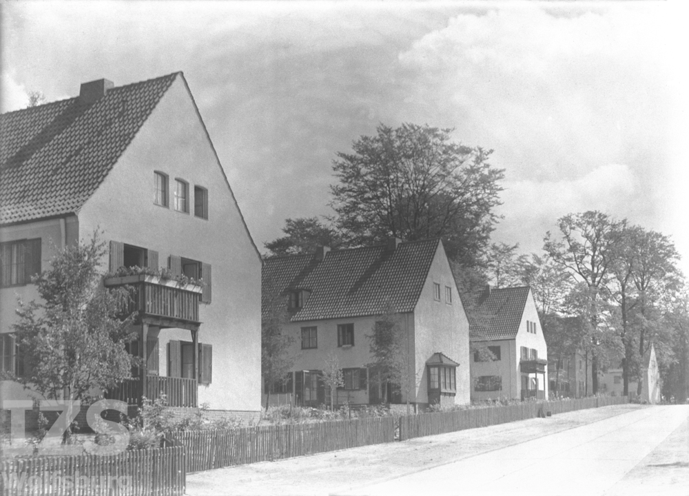 Birkenweg, Ansicht von Südwesten