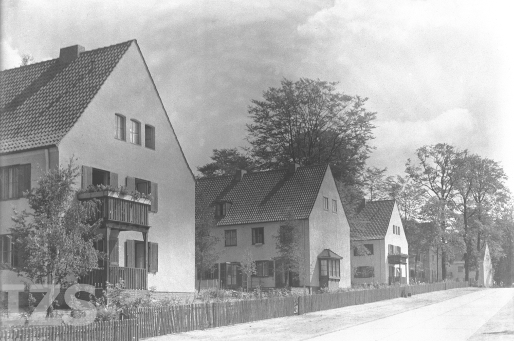 Birkenweg, Ansicht von Südwesten