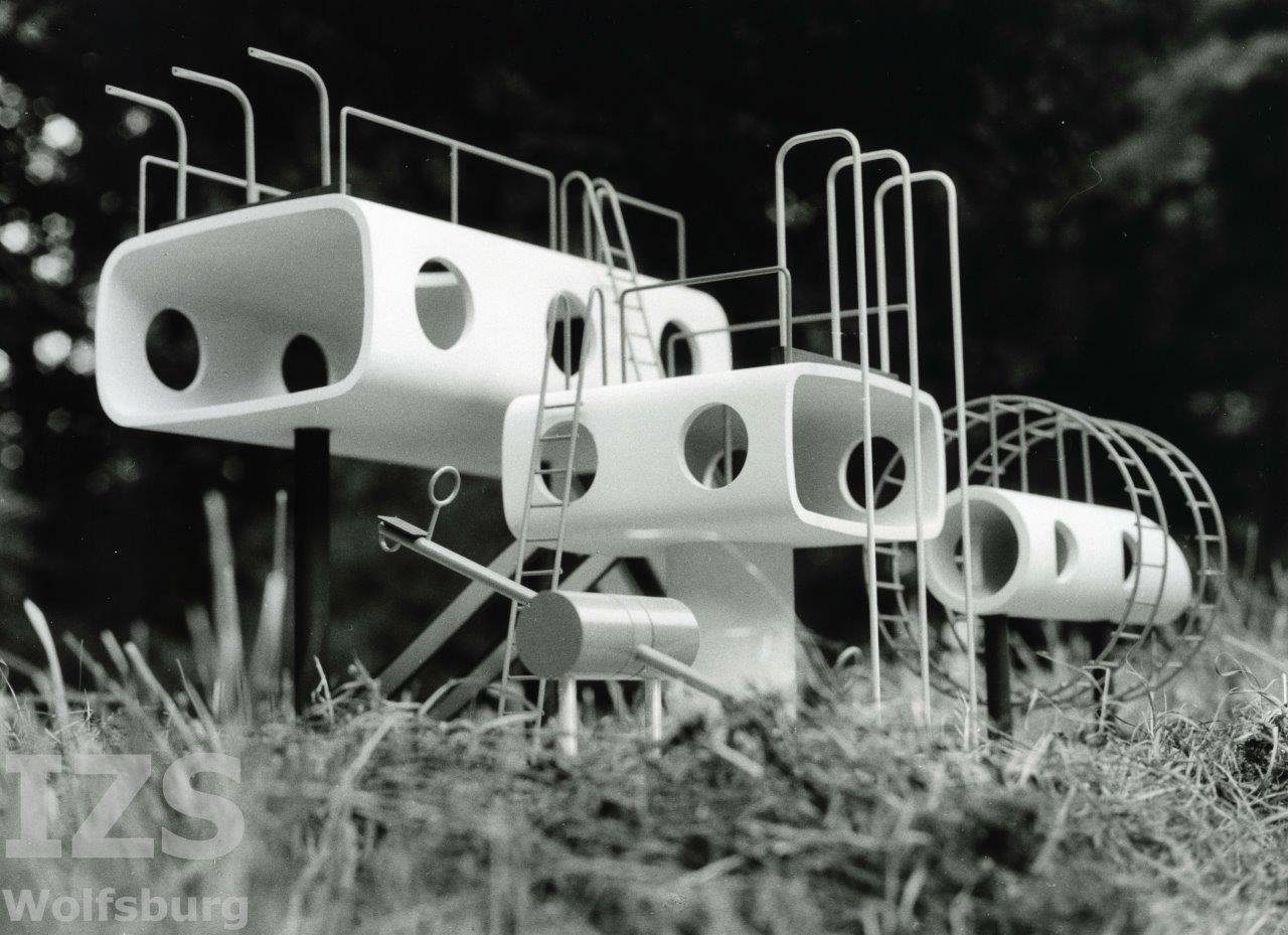 Modell der Plastik; Fotograf: Jochen Kramer/IZS Wolfsburg, Az. 47 52 20, Kunst im Stadtbild, Spielplastik