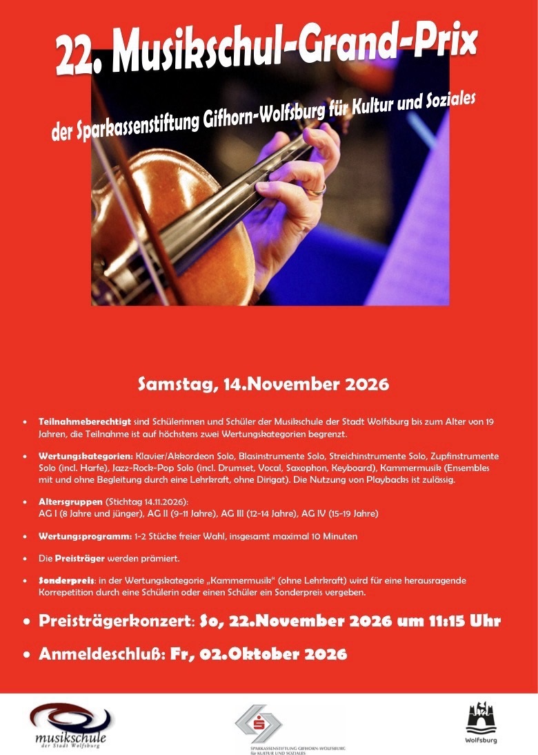 Plakat Musikschul Grand Prix