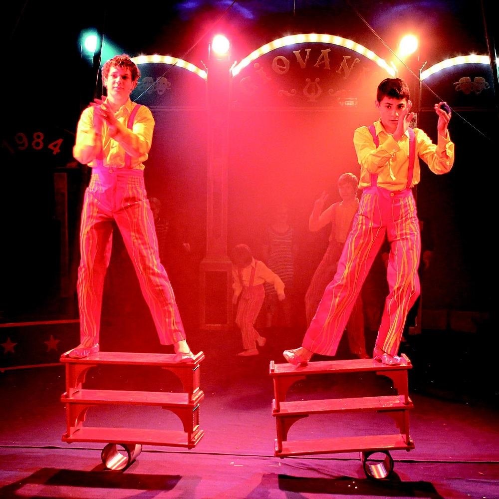 Children circus at the summer stage