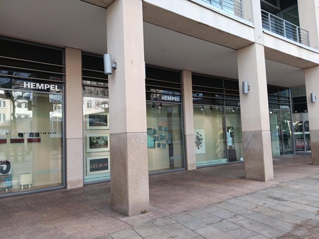 Glass facade of the Hempel fashion house