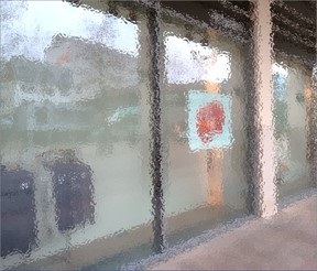 Glass facade of the Hempel fashion house