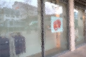 Glass facade of the Hempel fashion house