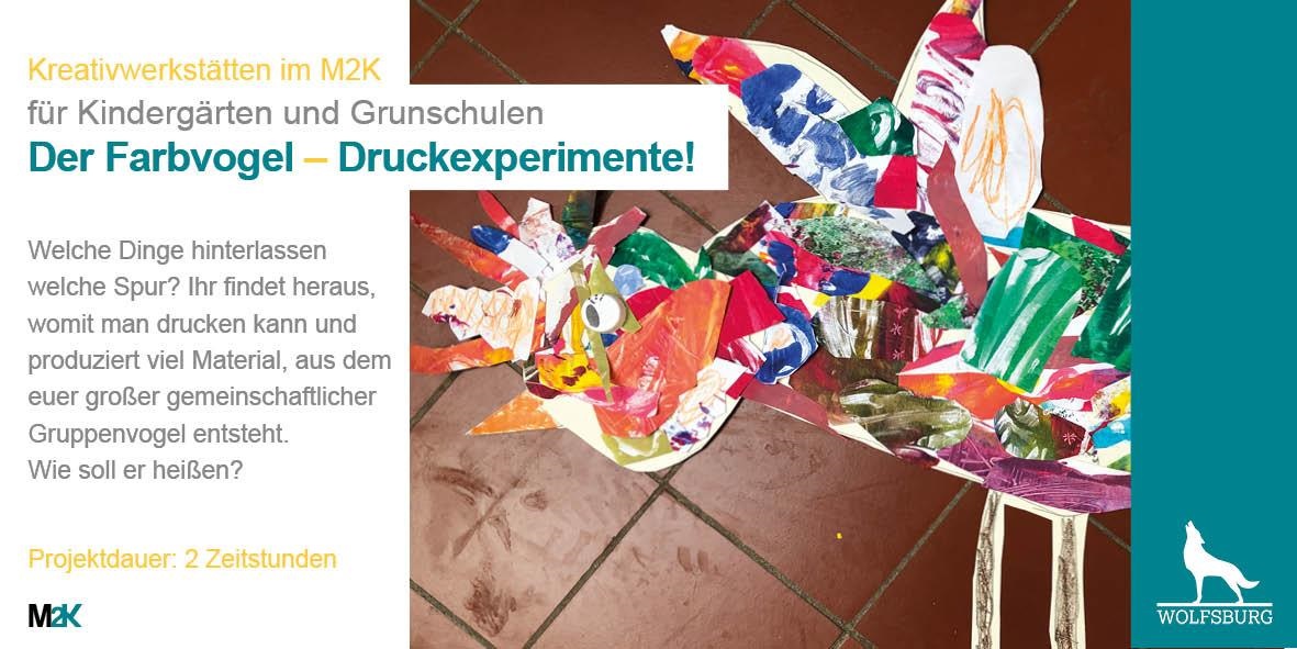 Angebot 2: Der Farbvogel - Druckexperimente