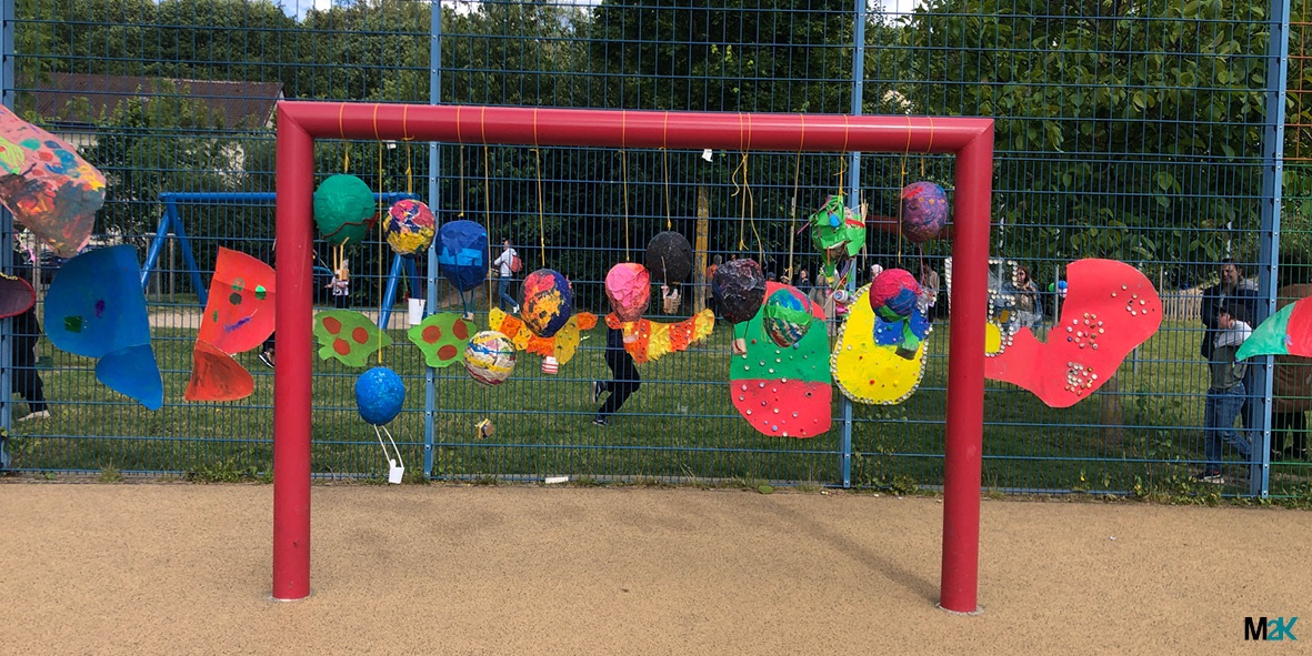 Eine Ballonfahrt bringt uns in der Fantasie nach oben.