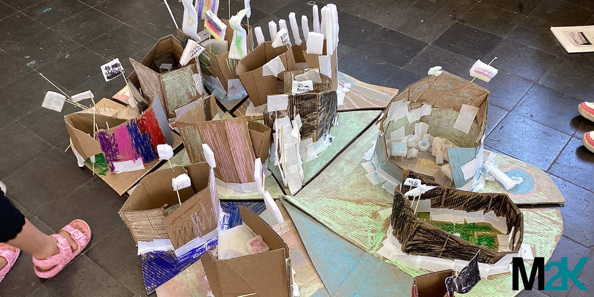 Eine Stadt ganz nach den Vorstellungen der 4. Klassen.