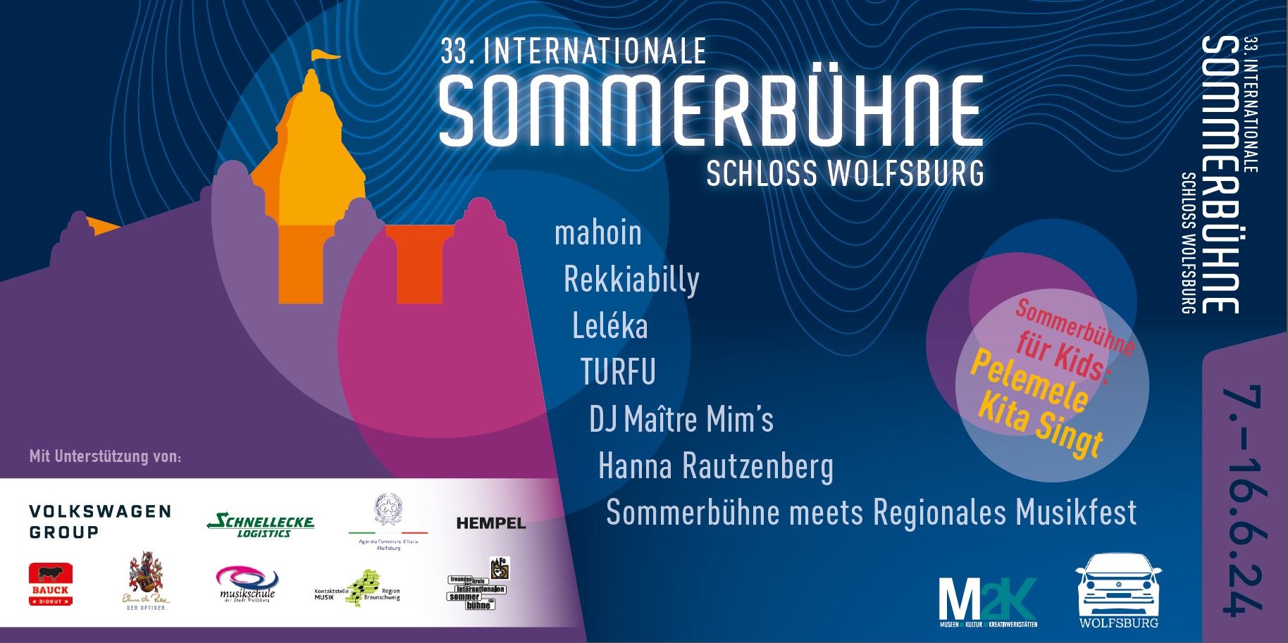 Poster of the program of the International Summer Stage 2024