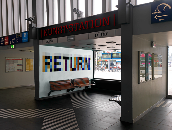 Kunststation im Bahnhof