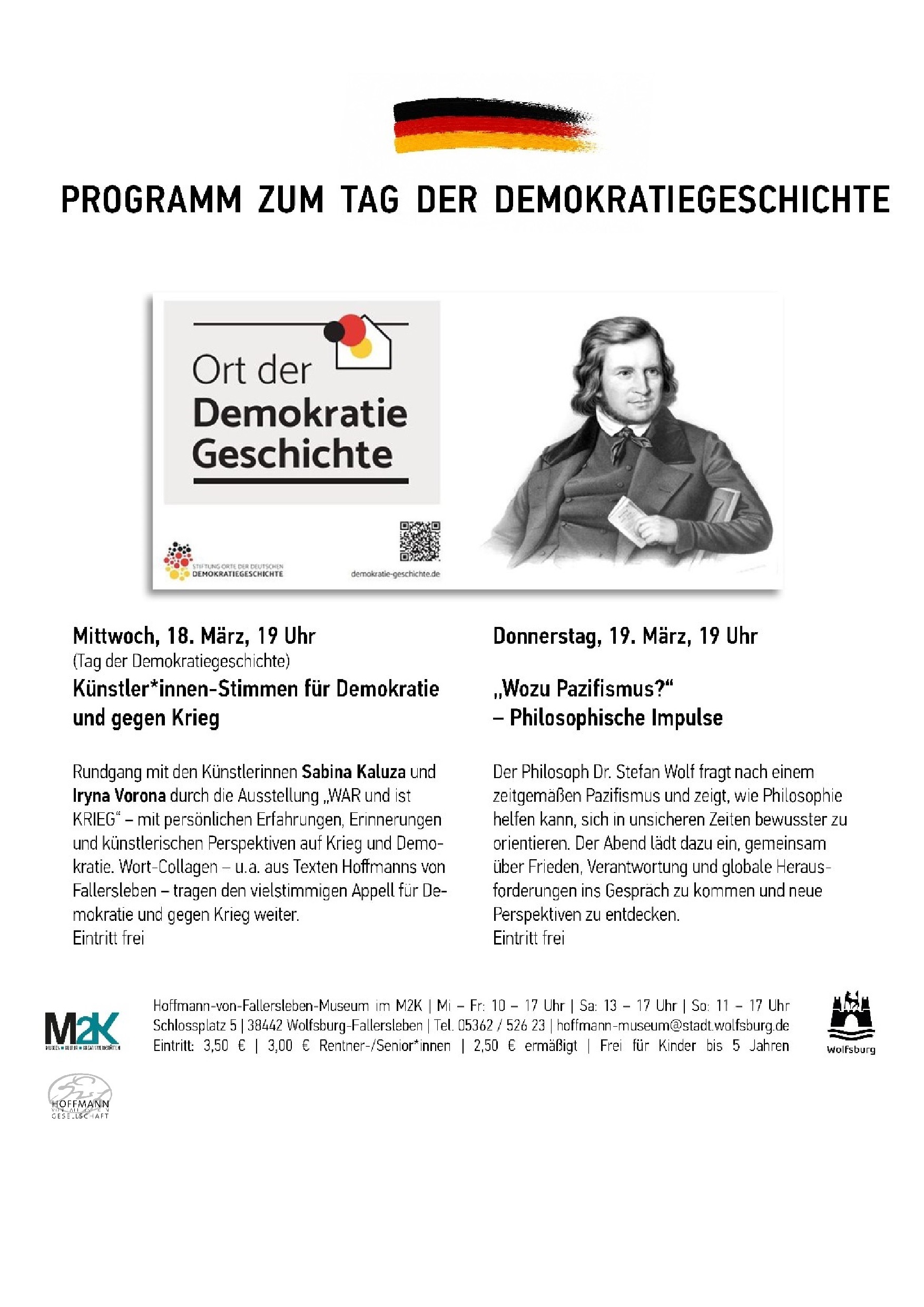 Plakat "Tag der Demokratiegeschichte"