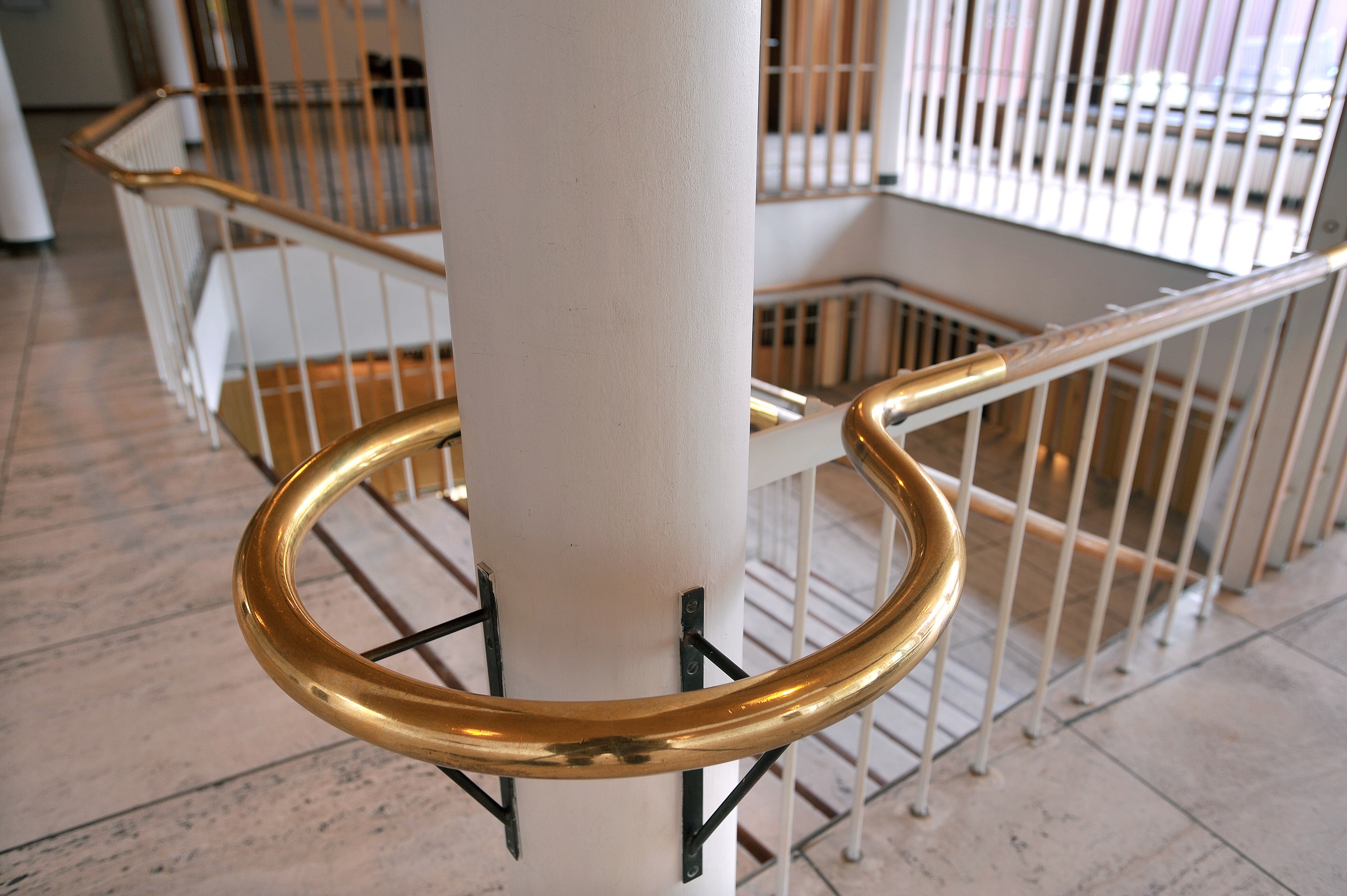 Alvar-Aalto-Kulturhaus, Detail Treppenhaus. Foto: Lars Landmann