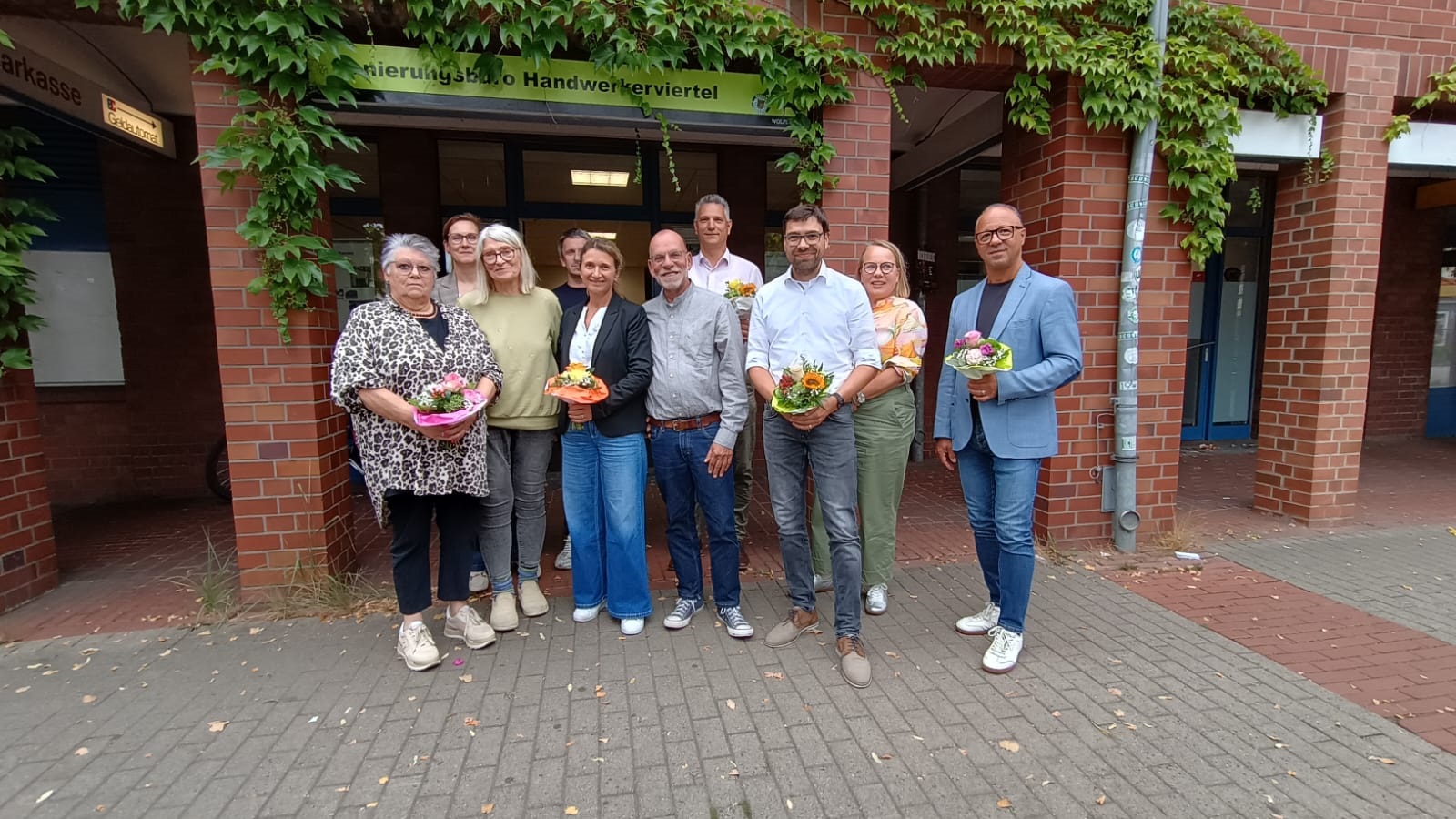 Der neu gewählte Sanierungsbeirat Höfe