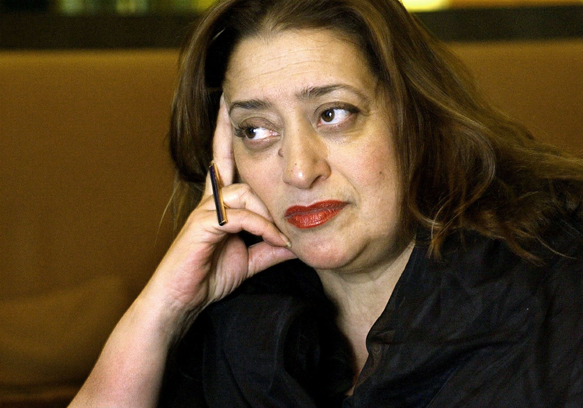 Die Architektin Zaha Hadid