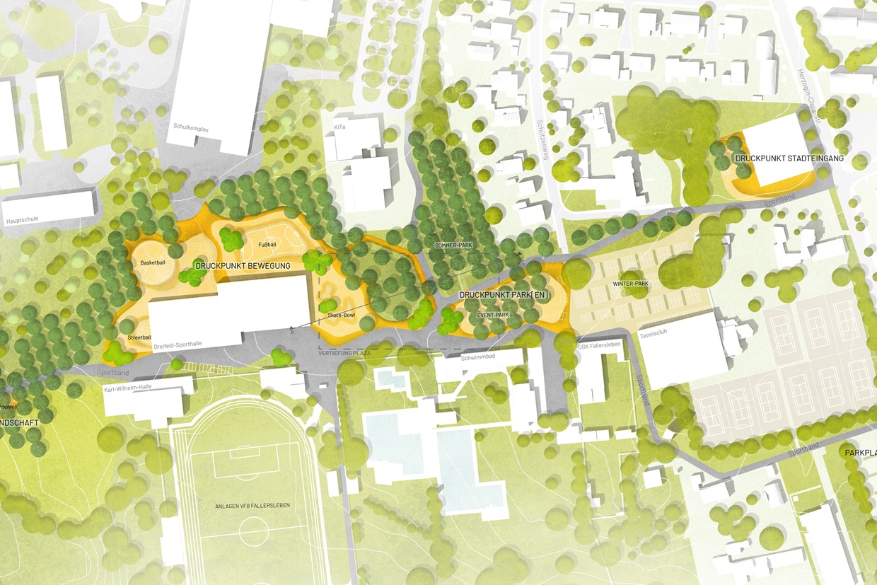 Freiraumkonzept für Fallersleben-Süd