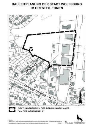 Bebauungsplan An der Gärtnerei II im Ortsteil Ehmen