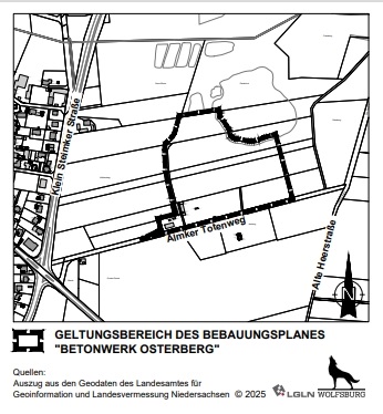 Bebauungsplan Neindorf Betonwerk Osterberg    