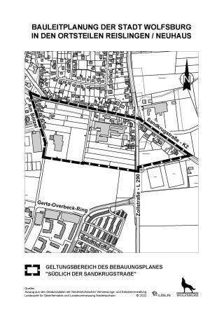 Bebauungsplan "Südlich der Sandkrugstraße" in den Ortsteilen Reislingen und Neuhaus