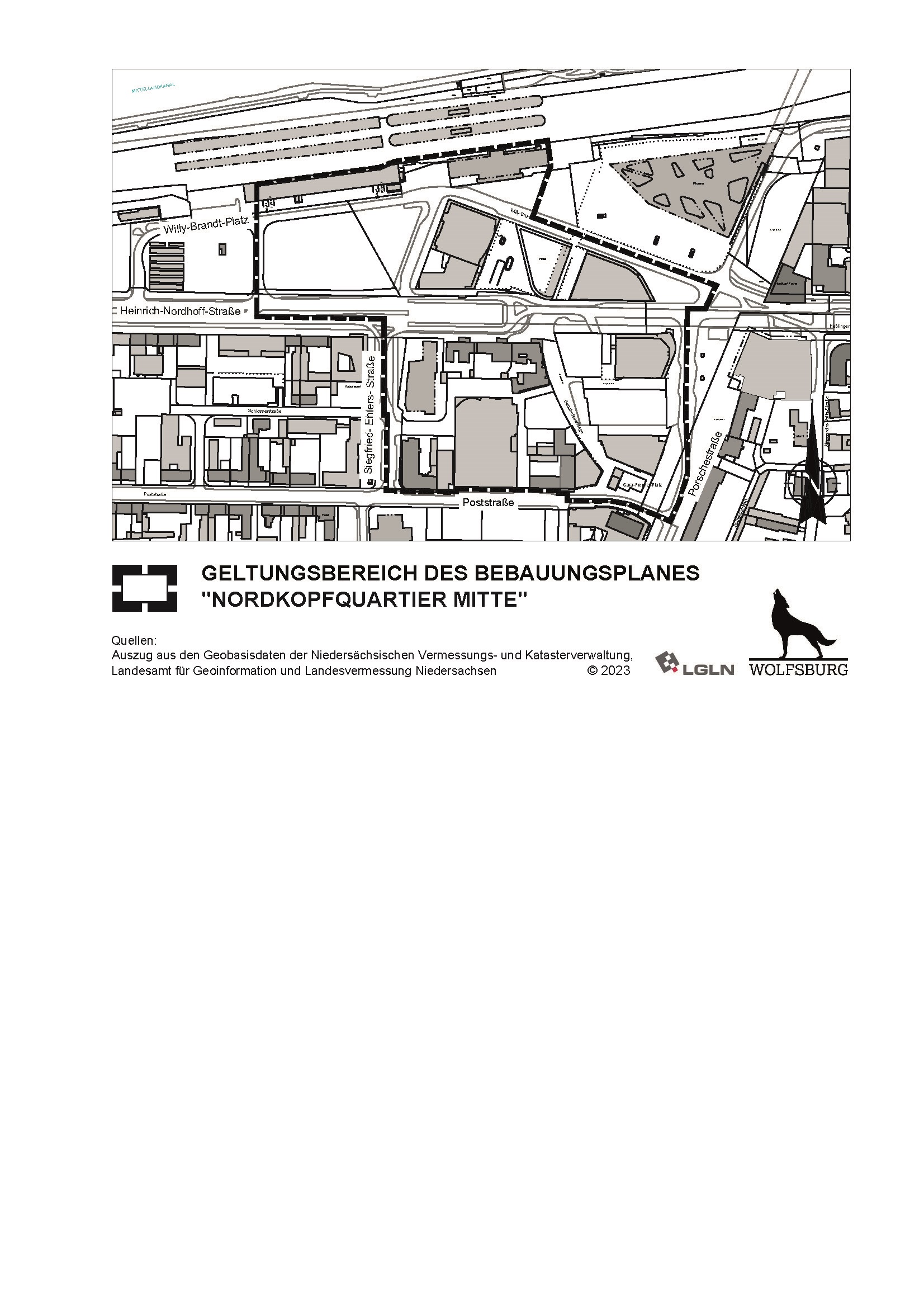Bebauungsplan Stadtmitte "Nordkopfquartier Mitte"