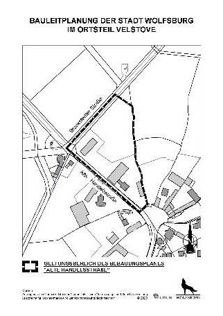 Bebauungsplan Alte Handelsstraße im Ortsteil Velstove